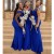 Long Royal Blue Mermaid Bridesmaid Dresses 902393