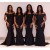 Long Mermaid Off the Shoulder Floor Length Bridesmaid Dresses 902405