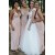 Sheath/Column V Neck Long Bridesmaid Dresses 902417