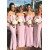 Long Lilac Strapless Chiffon Bridesmaid Dresses 902427