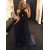 Long Navy Blue Bridesmaid Dresses 902475