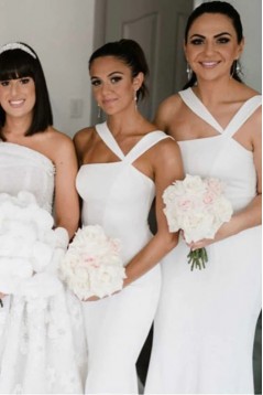 Mermaid Floor Length Long Bridesmaid Dresses 902492