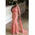 Mermaid Long Pink Off the Shoulder Long Bridesmaid Dresses 902505