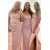 Long Spaghetti Straps Floor Length Bridesmaid Dresses 902512