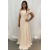 A-Line Chiffon Off the Shoulder Long Bridesmaid Dresses 902513