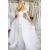 A-Line Lace Off the Shoulder Wedding Dresses Bridal Gowns 903035