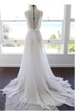 Lace Spaghetti Straps Wedding Dresses Bridal Gowns 903054