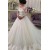 A-Line Lace Wedding Dresses Bridal Gowns with Long Sleeves 903063