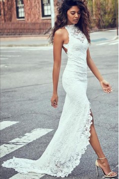 Elegant Lace Long Wedding Dresses Bridal Gowns 903071