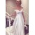 A-Line Off the Shoulder Long Wedding Dresses Bridal Gowns 903076