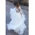 A-Line Lace and Tulle Long Wedding Dresses Bridal Gowns 903079