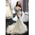 Mermaid Lace Short Sleeves Wedding Dresses Bridal Gowns 903120
