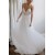 A-Line Halter Lace and Tulle Wedding Dresses Bridal Gowns 903124