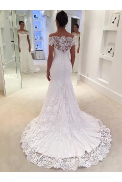 Mermaid Beaded Lace Long Wedding Dresses Bridal Gowns 903147
