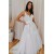 A-Line Lace and Tulle V Neck Wedding Dresses Bridal Gowns 903174