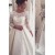 A-Line Lace Wedding Dresses Bridal Gowns with Sleeves 903187