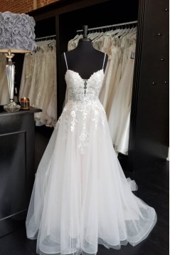 A-Line Lace Wedding Dresses Bridal Gowns 903194