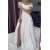 A-Line Off the Shoulder Long Wedding Dresses Bridal Gowns 903215