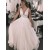 A-Line Lace V Neck Wedding Dresses Bridal Gowns 903216