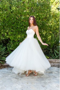 A-Line Lace and Tulle Wedding Dresses Bridal Gowns 903225