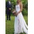 Elegant Long Chiffon and Lace Spaghetti Straps Wedding Dresses Bridal Gowns 903267
