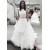 A-Line Two Pieces Long Wedding Dresses Bridal Gowns 903270