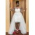 High Low Lace and Tulle Wedding Dresses Bridal Gowns with Long Sleeves 903272