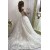 A-Line Lace and Tulle Off the Shoulder Wedding Dresses Bridal Gowns 903307