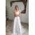 A-Line Lace and Tulle One Shoulder Wedding Dresses Bridal Gowns 903339