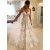 A-Line Lace V Neck Wedding Dresses Bridal Gowns 903352
