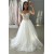 A-Line Lace and Tulle Long Wedding Dresses Bridal Gowns 903370