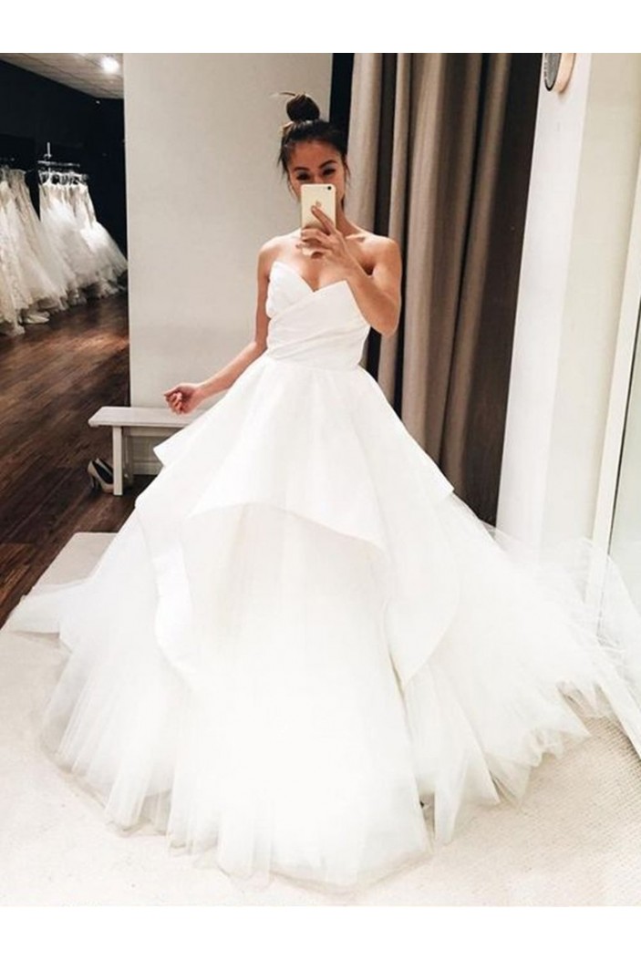 A-Line Sweetheart Wedding Dresses Bridal Gowns 903376