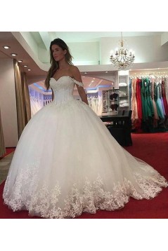 Ball Gowns Beaded Lace Wedding Dresses Bridal Gowns 903377