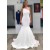 Long Mermaid Beaded One Shoulder Wedding Dresses Bridal Gowns 903393