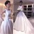A-Line Long Satin Wedding Dresses Bridal Gowns 903413