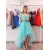 Short High Low Blue Tulle Prom Dress Homecoming Graduation Dresses 904006