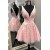 Short Pink Lace and Tulle Prom Dress Homecoming Graduation Cocktail Dresses 904016