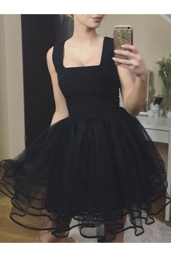 Short Tulle Prom Dress Homecoming Graduation Cocktail Dresses 904024