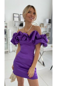 Short Purple Prom Dress Homecoming Graduation Cocktail Dresses 904030