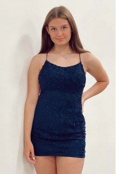 Short Lilac Tight Lace Prom Dresses Homecoming Dresses 904039