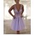 Short/Mini Beaded V Neck Tulle Prom Dresses Homecoming Dresses 904060