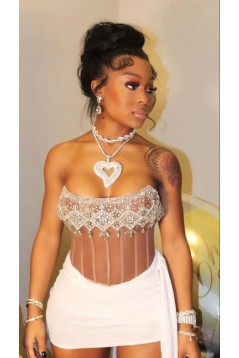 Short/Mini Beaded Pink Black Girl Tight Prom Dresses Homecoming Dresses 904091