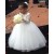 Lace and Tulle Long Sleeves Floor-Length Flower Girl Dresses 905002