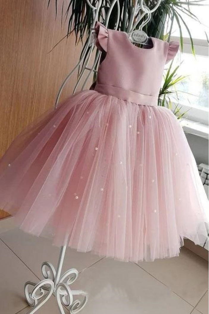 Cute Tulle Flower Girl Dresses 905035