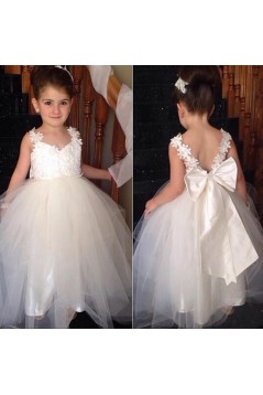 Lace and Tulle Flower Girl Dresses 905049