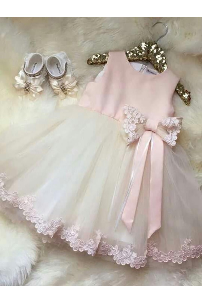 Cute Lace and Tulle Flower Girl Dresses 905076