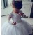 Lace and Tulle Long Sleeves Flower Girl Dresses 905084