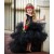 Black Sequins and Tulle High Low Flower Girl Dresses 905093