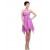 A-Line Sweetheart Short Purple Bridesmaid Dresses/Wedding Party Dresses BD010003