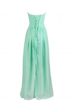 Empire Sweetheart Mint Green Long Chiffon Bridesmaid Dresses/Wedding Party Dresses/Maternity Dresses BD010005